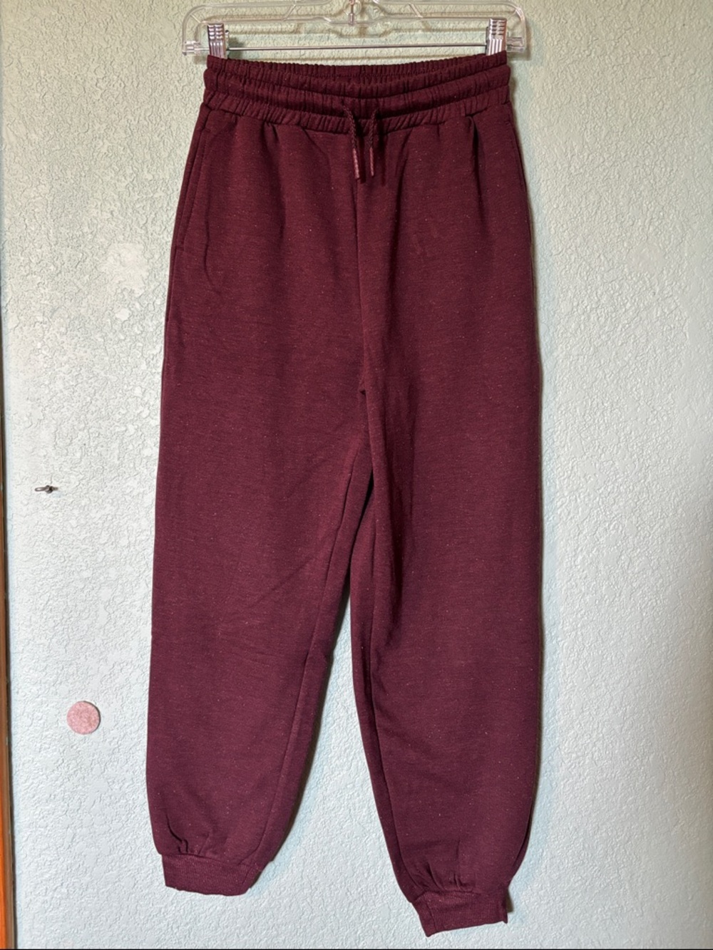 Mondetta Speckled Purple Youth Joggers, M 10/12 - like new